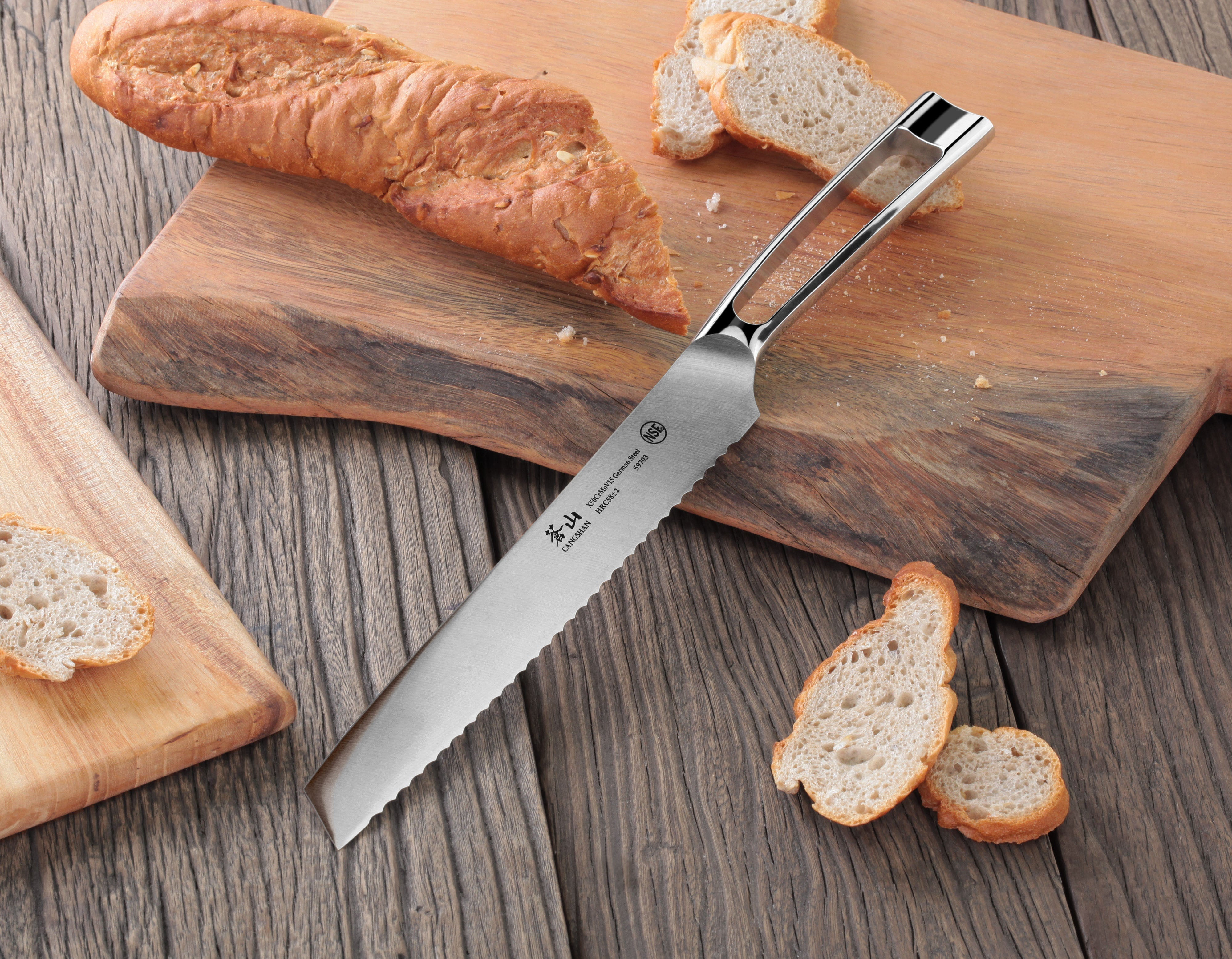 N1 Series 8-Inch Bread Knife, Forged German Steel, 59793