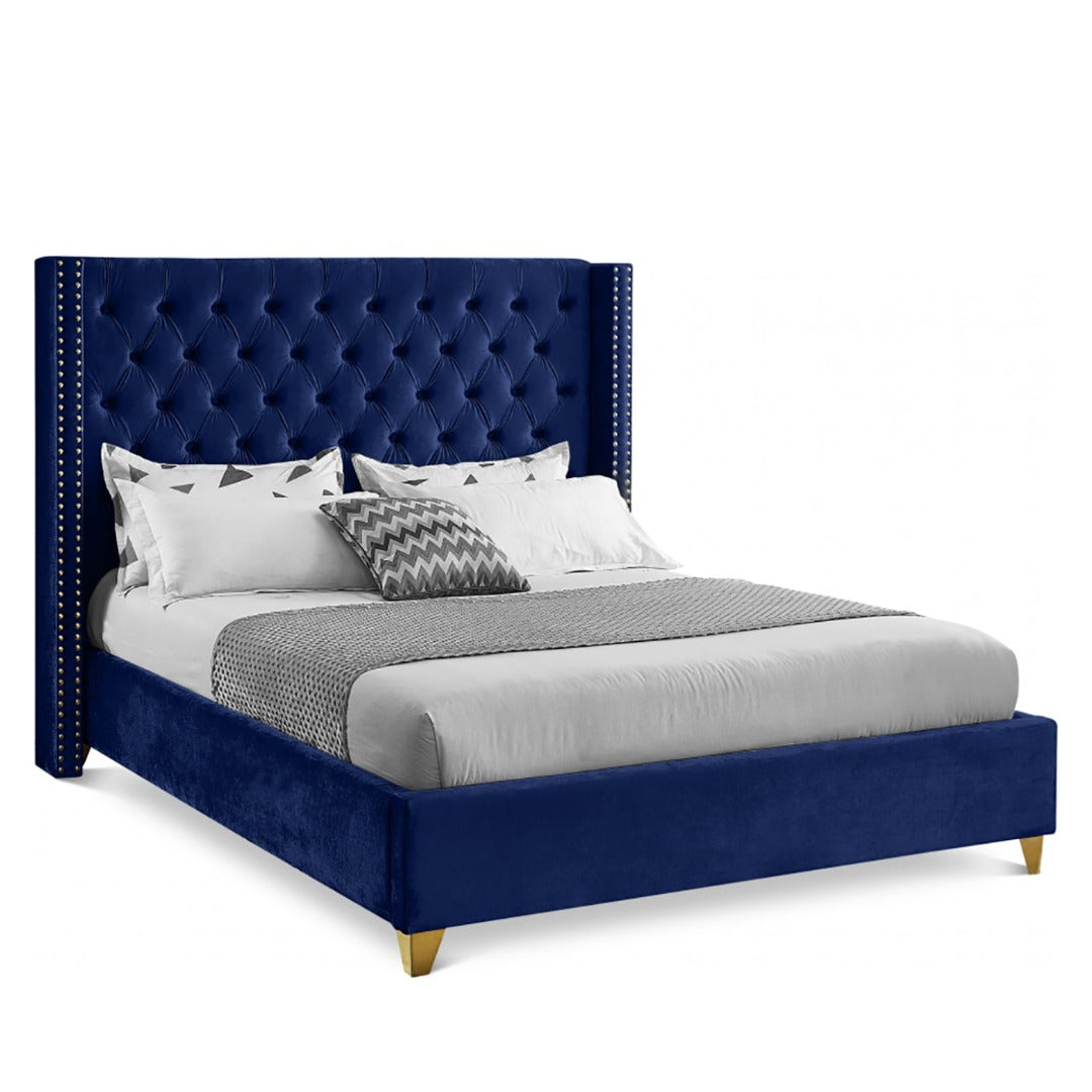 Barolo Velvet Bed