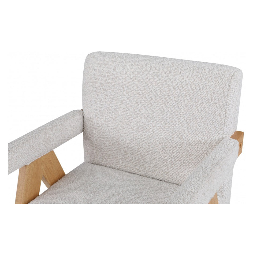 Woodloch Boucle Fabric Accent Chair