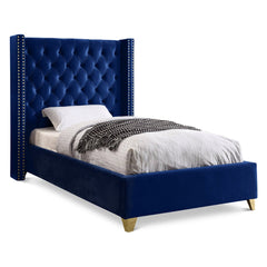 Barolo Velvet Twin Bed