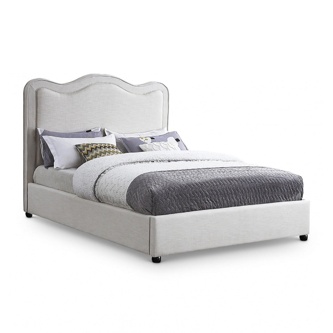 Felix Linen Textured Fabric Bed