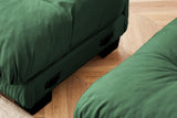 CLOUDIES 94" Loveseat with 2 Ottomans