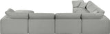 Comfy - 7 Piece Linen Modular Sectional With Chaise
