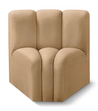Arc - Velvet Curved Corner Chair