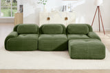 MIA 117'' 3-Seater Sofa with 1 Ottoman