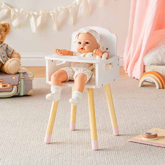 ROBUD Ballet Series - Baby Doll High Chair with Heart-Shaped