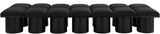 Pavilion - 14 Piece Modular Bench With Black Base