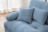 CLOUDIES 94" Loveseat with 2 Ottomans