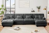 CLOUDIES 173" Sofa 4 Seater with 2 Ottoman