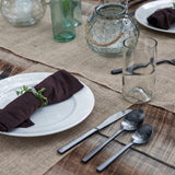 Arezzo Brushed Black 5pc Place Setting