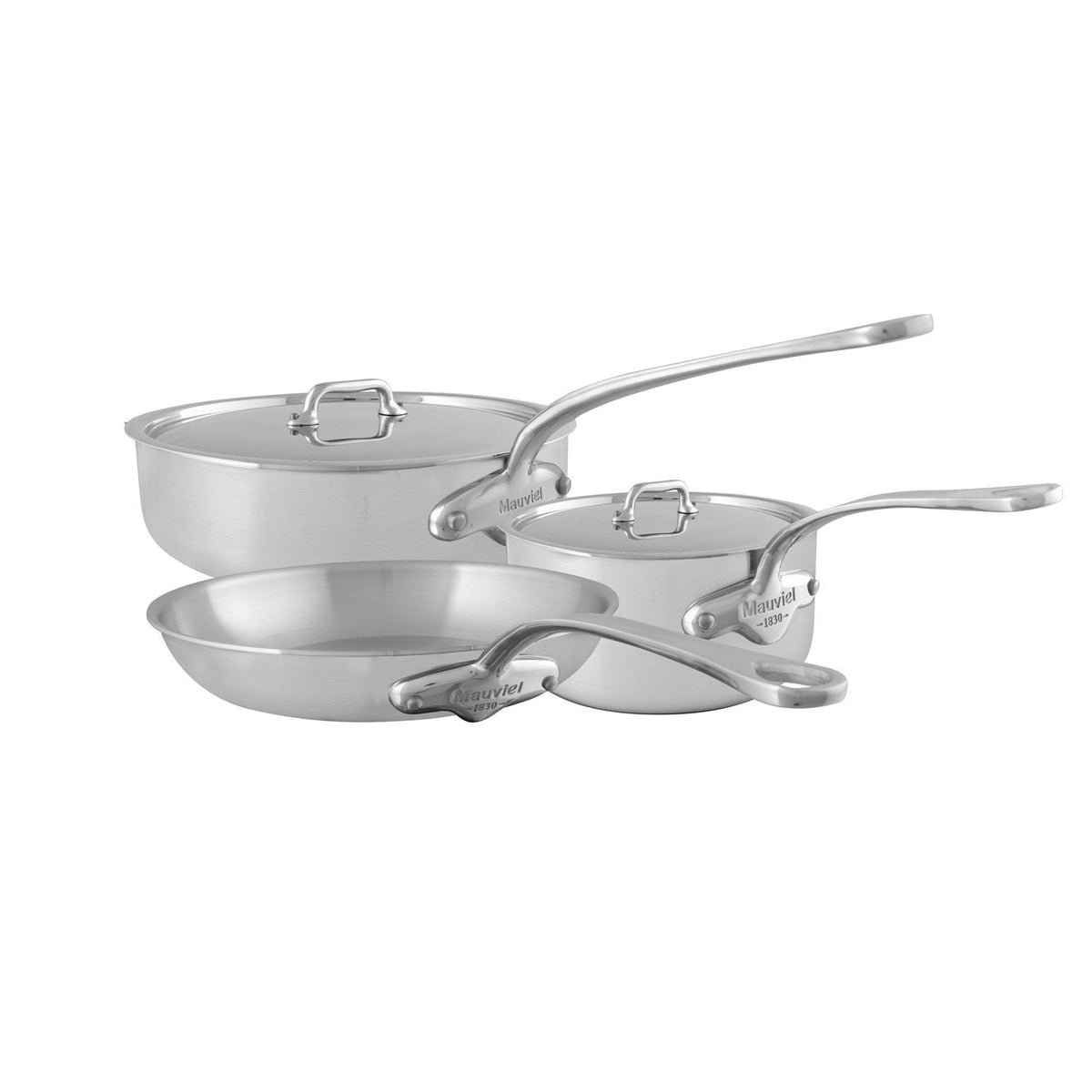 Mauviel M'URBAN 3 5-Piece Cookware Set With Cast Stainless Steel Handles