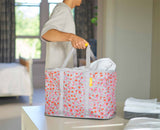 Hold-All™ Max Peach Collapsible 55L Laundry Basket