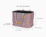 Hold-All™ Max Peach Collapsible 55L Laundry Basket