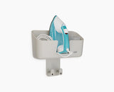 IronHub™ Wall-mounted Ecru Iron Storage Caddy
