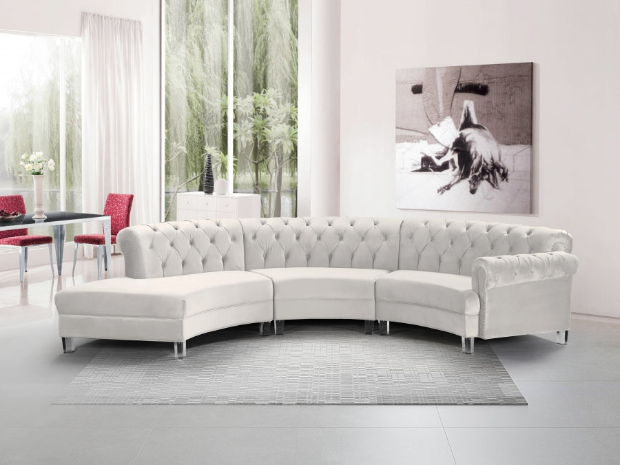 Anabella Modular Velvet Sectional