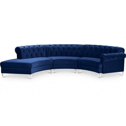 Anabella Modular Velvet Sectional