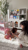 ROBUD Pink Baby Doll Crib