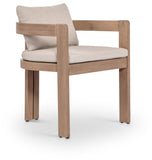 Newport Water Resistant Fabric Upholstered Outdoor Patio Dining Chair