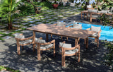 Newport Water Resistant Fabric Upholstered Outdoor Patio Dining Chair