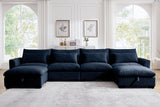 PERTH 157" 4-Seater Sofa with 2 Ottomans 12