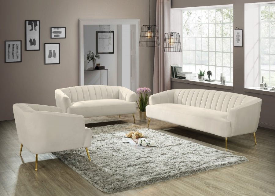 Tori Velvet Loveseat