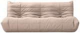 Relax 77.75" Vegan Leather Upholstered Sofa