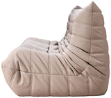 Relax 77.75" Vegan Leather Upholstered Sofa