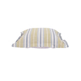 Indoor/Outdoor Puff Scroll Ottoman Dune Moss Cover Only