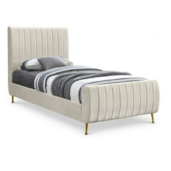 Zara Velvet Twin Bed