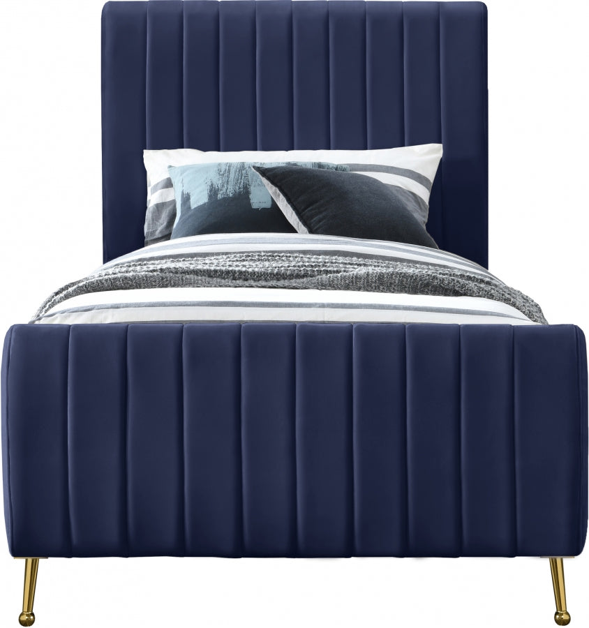 Zara Velvet Twin Bed