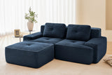 CORDELIA 82" Loveseat with 1 Ottoman