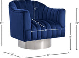Farrah Modern Accent Chair with Plush Upholstery and Sleek Chrome Base for Stylish Living Spaces