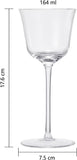 Vintage Crystal Nick & Nora/Wine Coupe Glasses - Set of 2 (5 OZ)