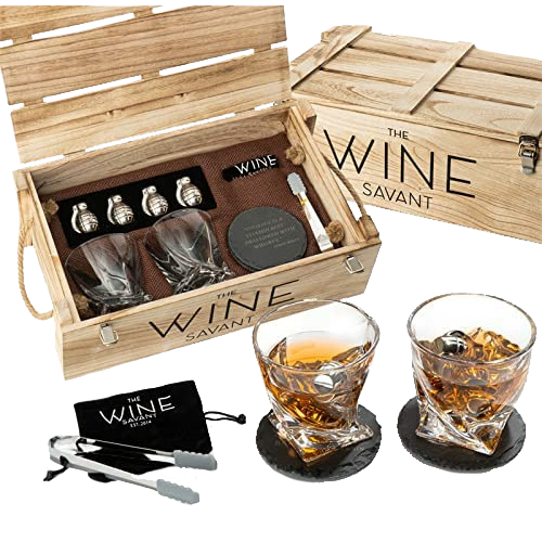 Whiskey Gift Box Set Grenade Whiskey Chillers