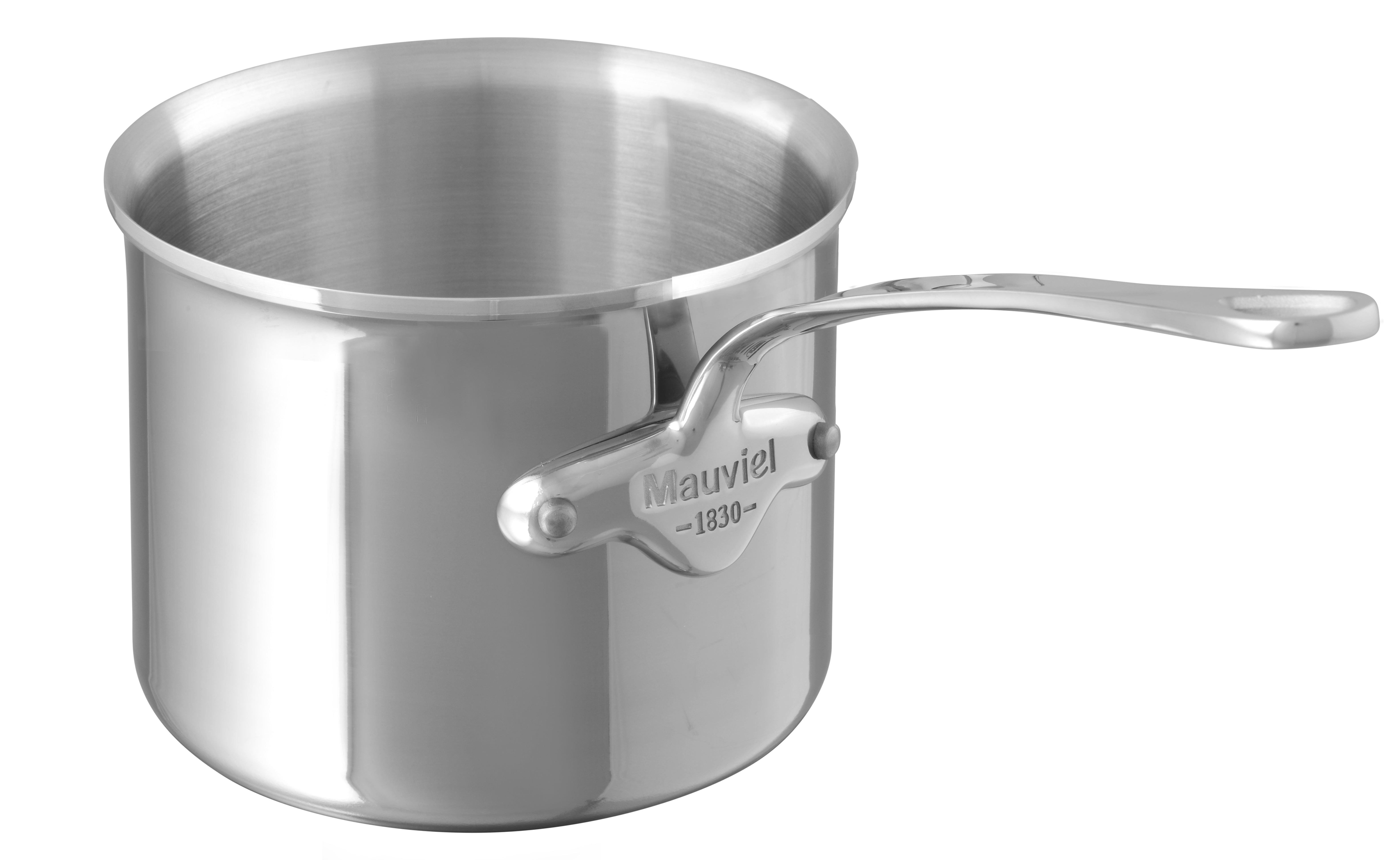 Mauviel M'COOK 5-Ply Bain Marie, Cast Stainless Steel Handle, 1.8-Qt