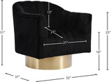 Farrah Modern Accent Chair with Plush Upholstery and Sleek Chrome Base for Stylish Living Spaces