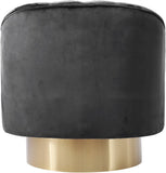 Farrah Modern Accent Chair with Plush Upholstery and Sleek Chrome Base for Stylish Living Spaces
