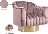 Farrah Modern Accent Chair with Plush Upholstery and Sleek Chrome Base for Stylish Living Spaces