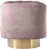Farrah Modern Accent Chair with Plush Upholstery and Sleek Chrome Base for Stylish Living Spaces