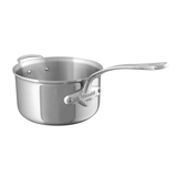 Mauviel M'COOK 5-Ply Sauce Pan With Helper Handle, Cast Stainless Steel Handle