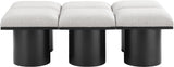 Pavilion - 6 Piece Modular Bench With Black Base