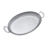 Mauviel M'COOK 5-Ply Oval Pan With Cast Stainless Steel Handles