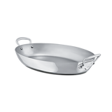 Mauviel M'COOK 5-Ply Oval Pan With Cast Stainless Steel Handles