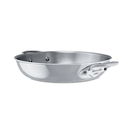 Mauviel M'COOK 5-Ply Round Pan With Cast Stainless Steel Handles
