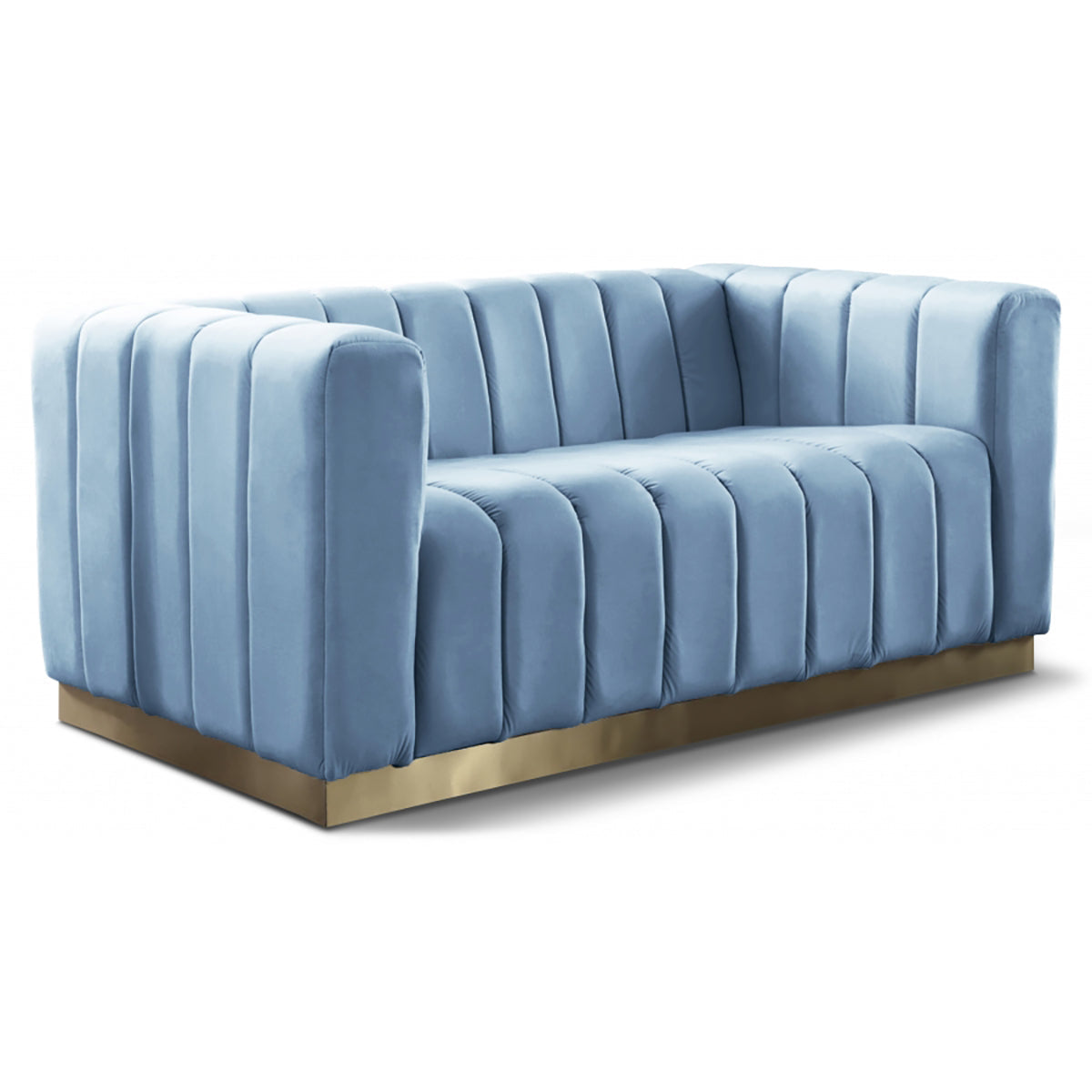 Marlon Velvet Loveseat