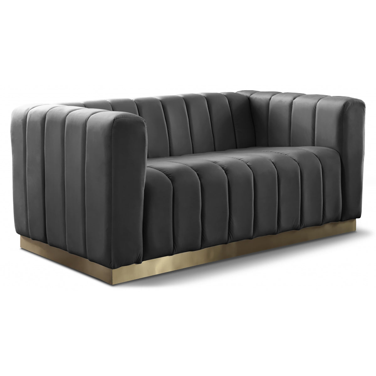 Marlon Velvet Loveseat