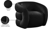 Roxbury Velvet Accent Chair - Stylish Contemporary Design with Deep Channel Tufting for Comfort