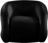 Roxbury Velvet Accent Chair - Stylish Contemporary Design with Deep Channel Tufting for Comfort