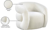 Roxbury Velvet Accent Chair - Stylish Contemporary Design with Deep Channel Tufting for Comfort