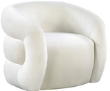 Roxbury Velvet Accent Chair - Stylish Contemporary Design with Deep Channel Tufting for Comfort